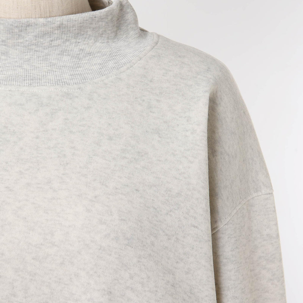 Generisch Pullover Damen Rundhals Sweatshirt Winter Langarmshirt Kragen mit Rundkragen und Schlitz Oberteil Top Oversize Locker Geschnitten Winterpullover Casual Pulli Damenpullover Elegant Pulli